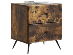 Maison Exclusive - Armario De Noche Con Cajón Roble Ahumado 43 X 34,5 X 47,5 Cm