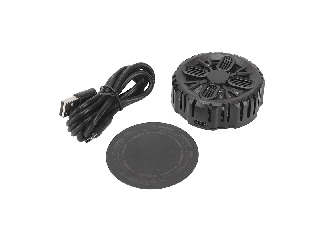 Enfriador De Teléfono Móvil Con Ventilador Magnético Semiconductor De 360 Grados Para Juegos Móviles.