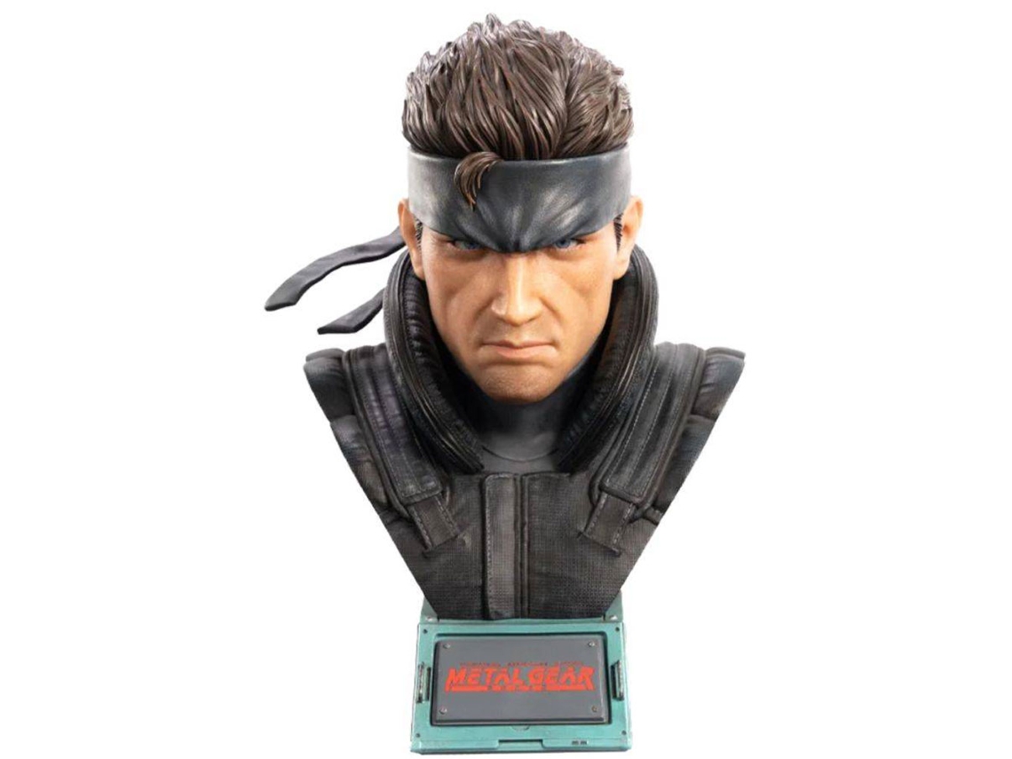 Primeras 4 figuras METAL GEAR SOLID Busto de serpiente Figura de tamaño natural