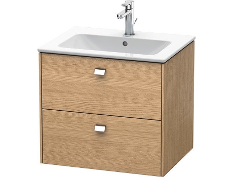 Mueble bajo lavabo DURAVIT Brioso de pared 62,0 x 47,9 cm con 2 cajones incl. hueco para sifón y delantal para lavabo ME by Starck 233663