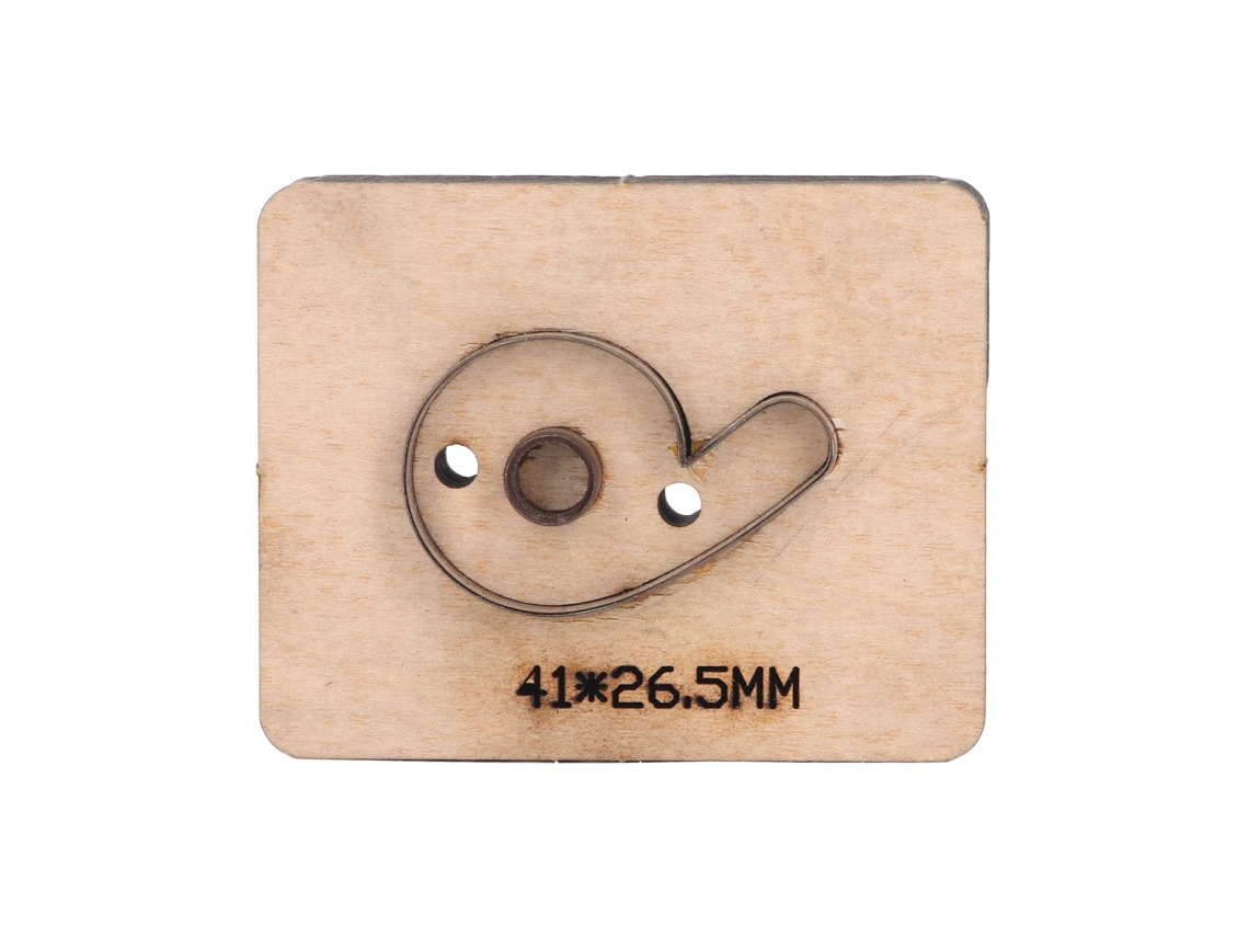 Herramienta De Bricolaje Para Troquelado Y Estampado De Cuero, Metal, Aleación, Acero, Molde De Abedul Número 6