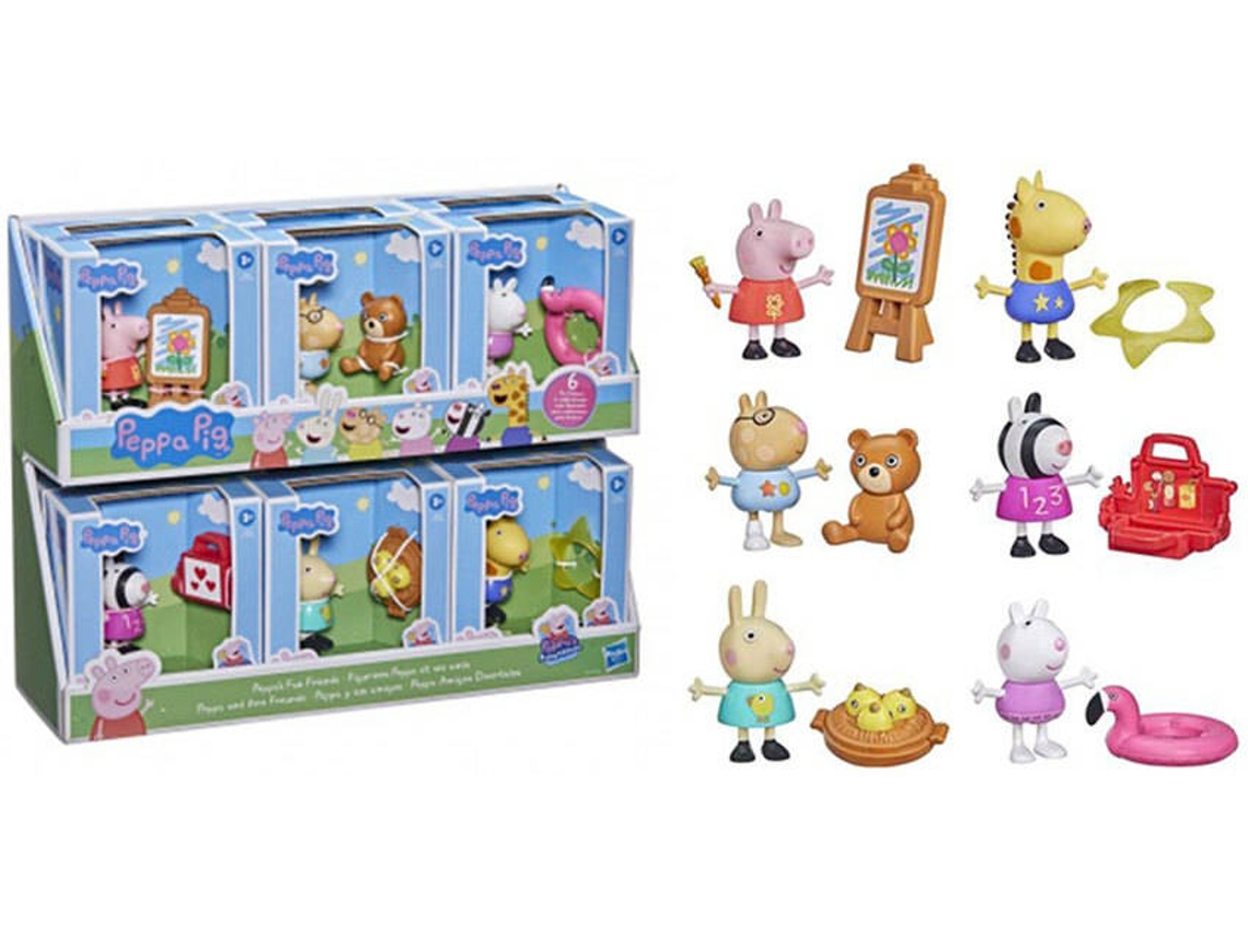 Juego Educativo PEPPA PIG Pep Peppas Fun Friends Figures Ast (Edad Mínima: 3 Años - 5,08 x 11,11 x 12,7 cm)