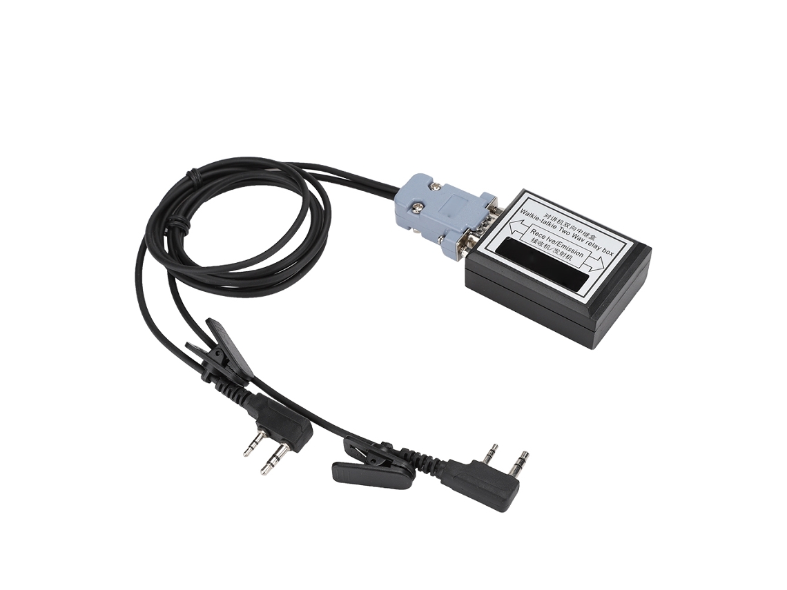 Repetidor de radio portátil Plug and Play con relé bilateral