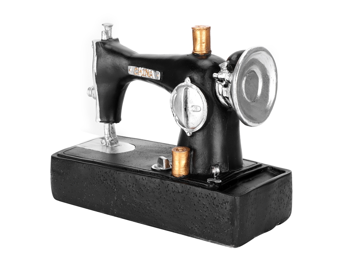 TRUYUETY Miniatura de Máquina de Coser Vintage - Modelo Decorativo para Bar y Oficina