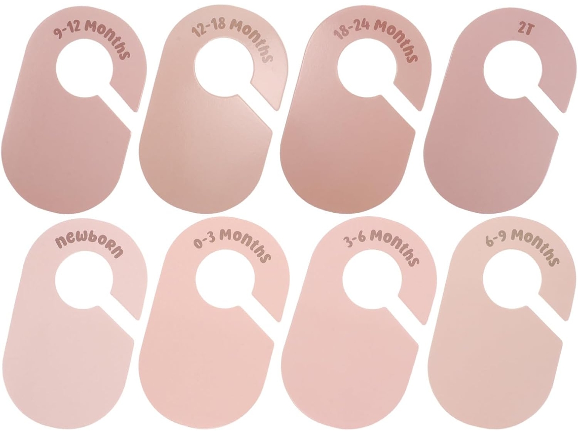 Tarjetas Separadoras Papel Separadores Armario Seguros Fáciles Diseños Divertidos Armarios Niños Niñas Ropa