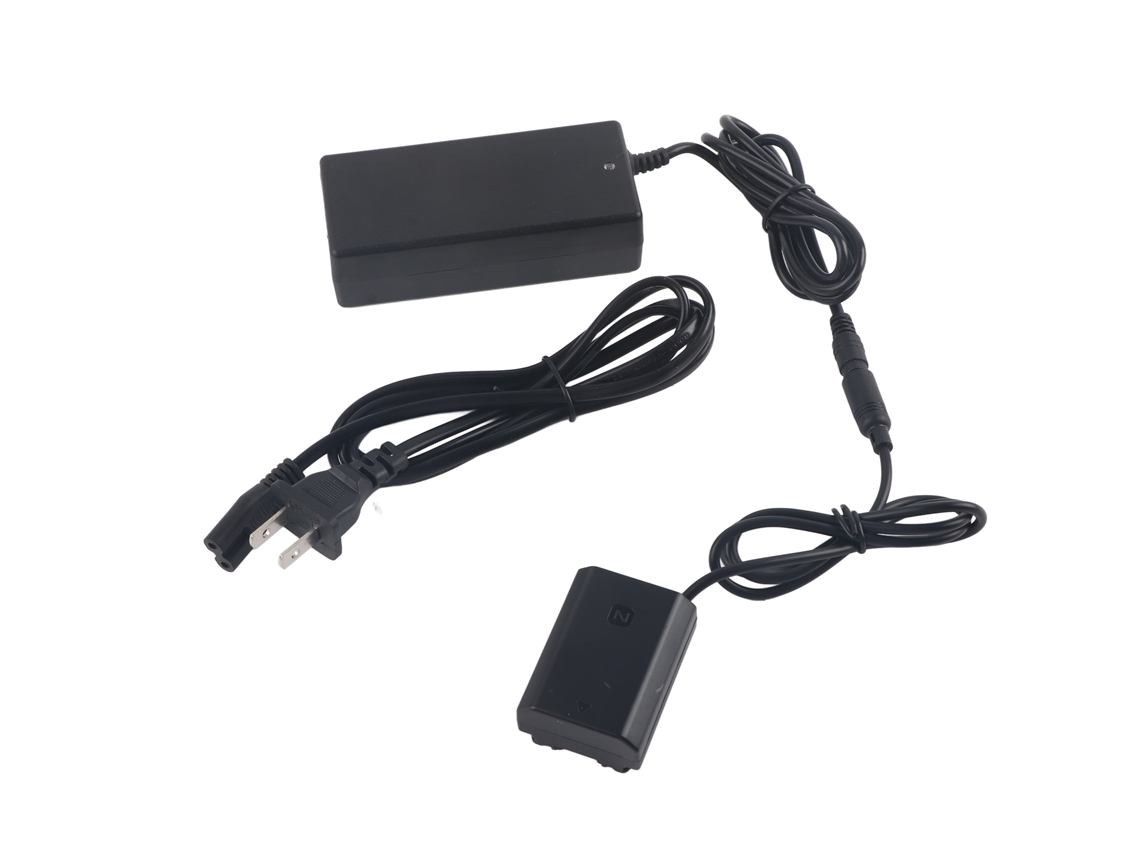Adaptador De Batería Simulada Fz100 Dc Coupler Para Cámaras A7c, A7r3, A7s3, A7r4, A7m4, A6600, A9m2 Y Fx3 (100-240 V)