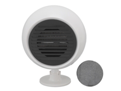 MEOIRUERY Calentador de Coche con Temperatura Constante, Bajo Ruido, Ángulo Ancho y Ventilador Ajustable 360° Blanco