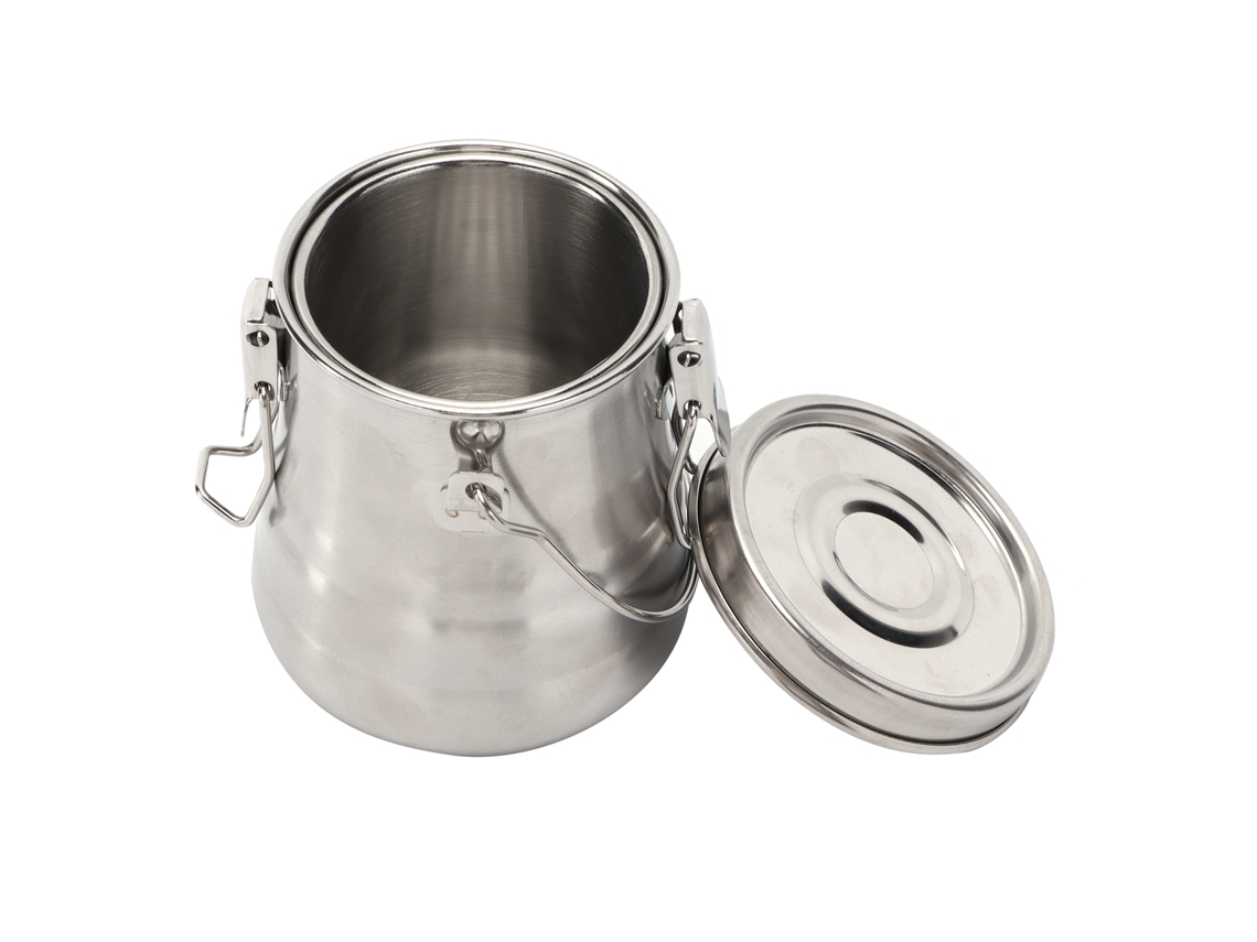 Cubo De Acero Inoxidable Para Lavar Pinceles Con Aceitera Y Filtro - Herramienta De Arte