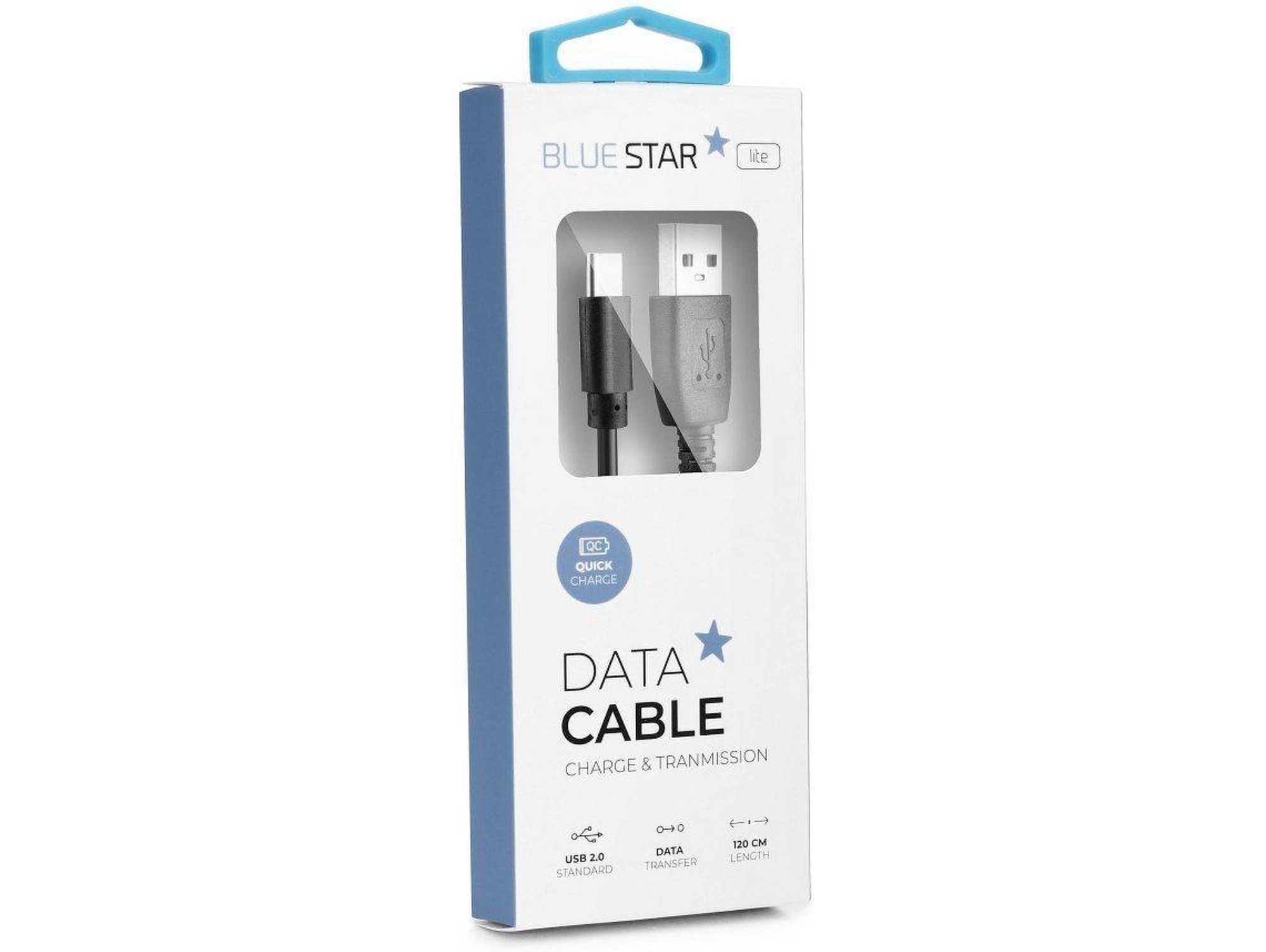 Cable USB-C BLUE STAR Lite Negro