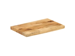 Tablero De Mesa | Superficie De Mesa | Tablero De Escritorio Borde Natural Madera Maciza Mango 40x20x2,5 Cm Wsd94480