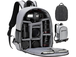 Mochila para cámara de gran capacidad, impermeable y resistente al desgaste, con funda para lluvia Cuich