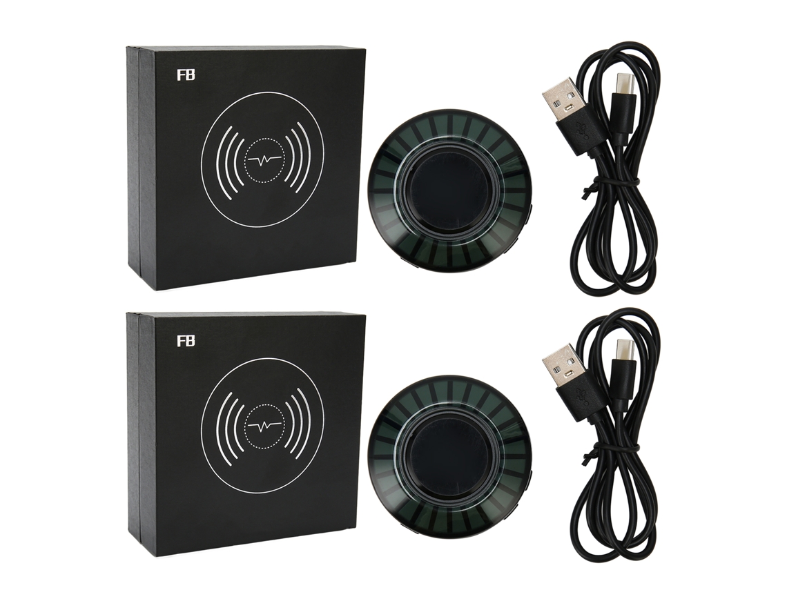 2 Mini Altavoces Bluetooth Hifi Estéreo Con Graves Potentes, Efectos Rgb, Ruido Blanco Relajante Y Altavoces