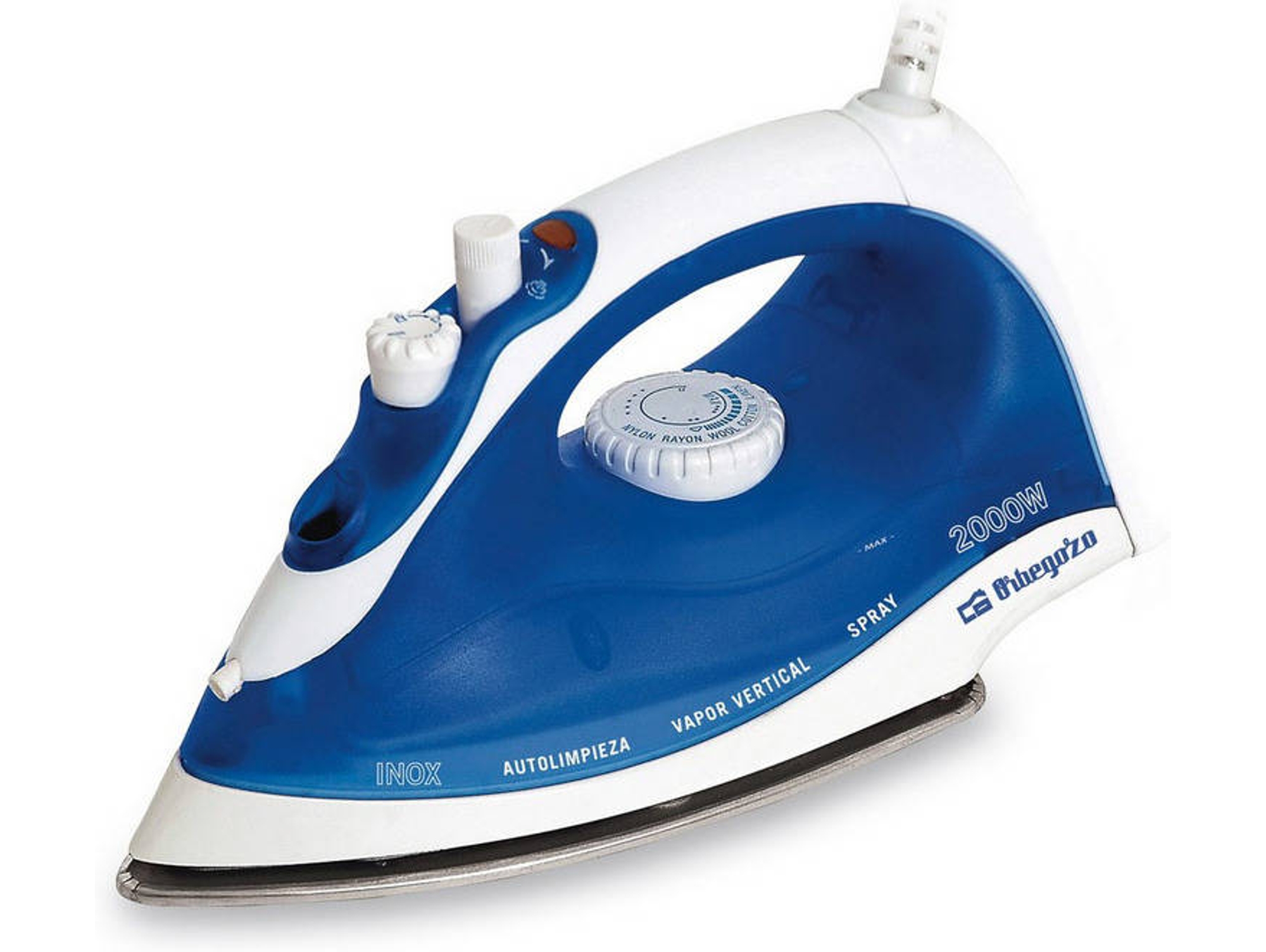Plancha a Vapor ORBEGOZO SV 2020 (Base Acero inoxidable)