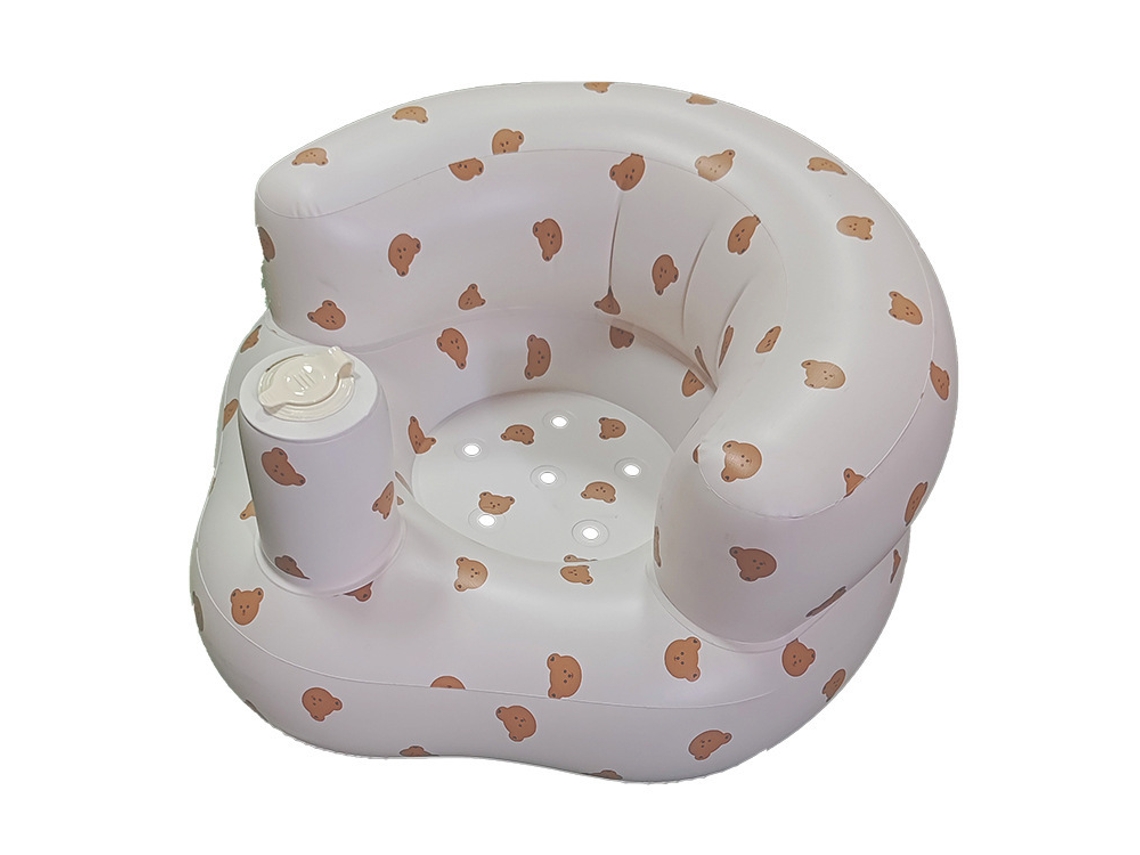 Asiento inflable para bebé, adecuado para bebés de 3 a 36 meses, con bomba de aire incorporada Siurn