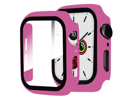 Carcasa de TPU mate antiarañazos para Apple Watch Series 4/5/6/SE/SE (2022) 44mm - rosa