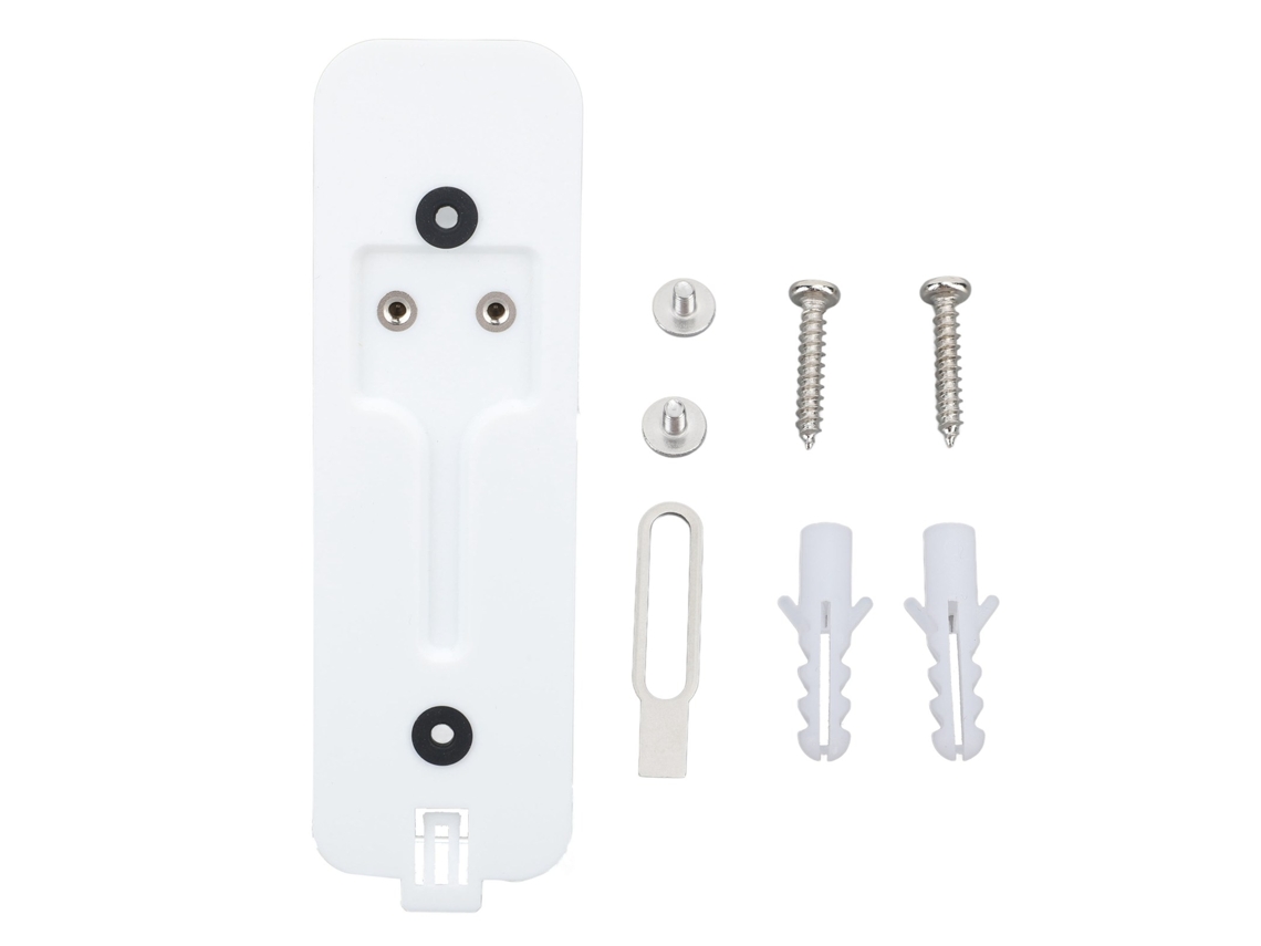 Panel Trasero De Repuesto Para Timbre Con Luz Intermitente Y Extractor De Tarjeta - Blanco
