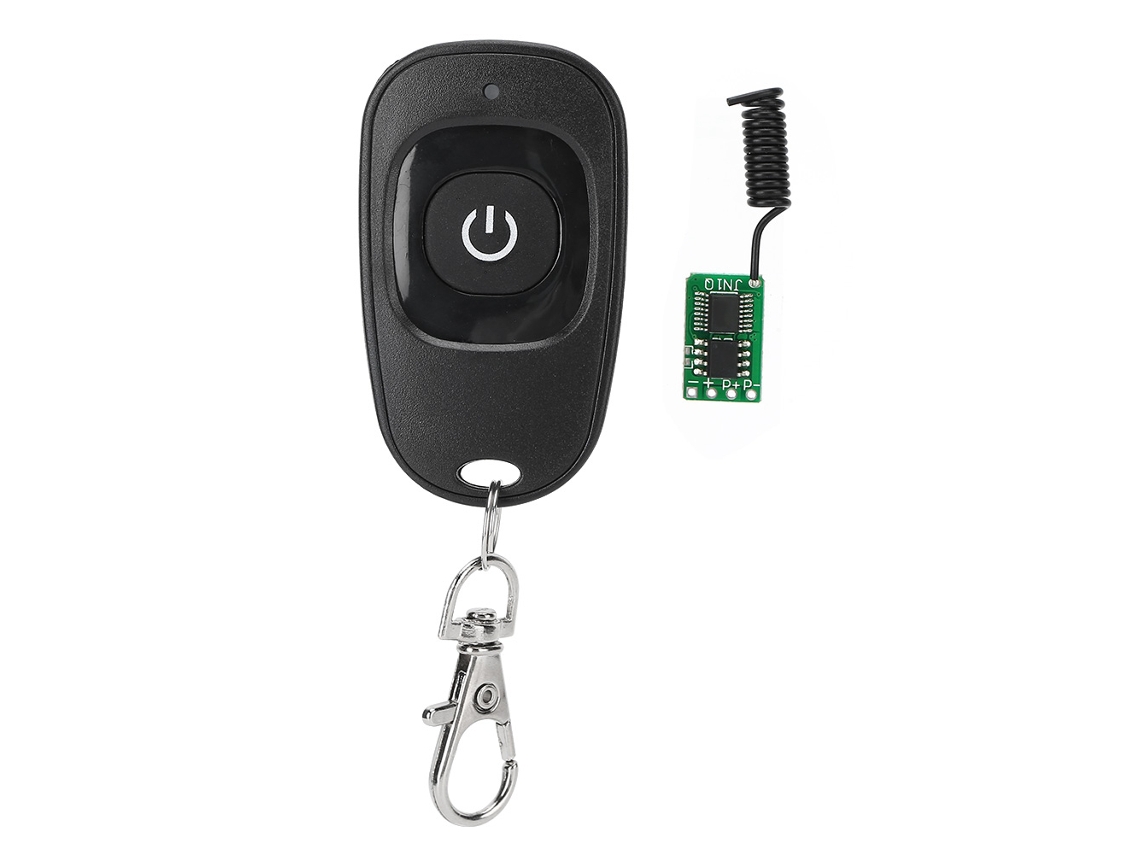 Mini interruptor inalámbrico con control remoto, relé de encendido y apagado