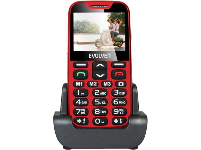 Teléfono móvil EVOLVEO XD Senior (2.3'' - Rojo)