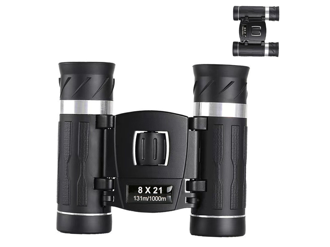 Binoculares Viewleaf 10x50 de alta potencia, Ultra HD, espejo azul, enfoque manual, multicapa, ideales para viajes.