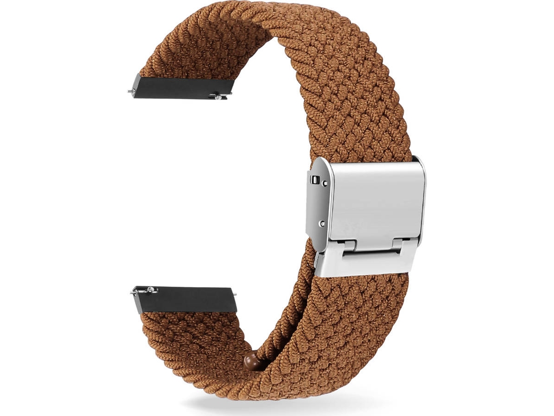Correa Trenzada Ajustable para TicWatch PRO 2021 Marrón