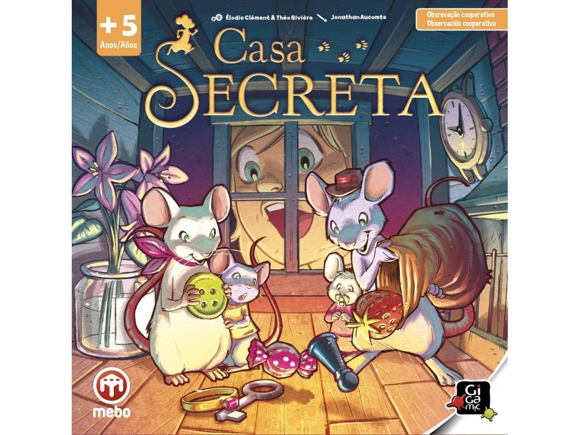 Juego de Mesa MEBO GAMES Casa Secreta (Edad Minima: 5 años)