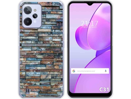 Carcasa para Realme C31 TUMUNDOSMARTPHONE Dibujos Ladrillo 05 Multicolor