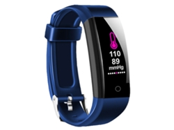 Pulsera Inteligente W6 Con Monitor De Frecuencia Cardíaca, Contador De Pasos Y Reloj Deportivo Multifuncional Azul