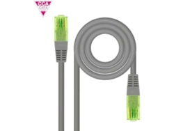 Cable De Red Rj45 Cat.6 Utp Awg26 Cca NANOCABLE Cobre Revestido De Aluminio 10.20.1420 20M Gris
