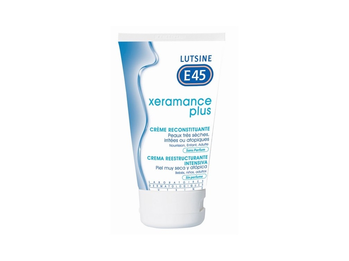 Crema Corporal LUTSINE E45 Xeramance Plus Hidratante Piel Seca y Atópica (100 ml)