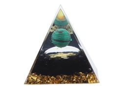 Pirámide De Cristal Natural Hecha A Mano De 6 Cm Para Decoración De Mesa De Escritorio En El Hogar Y Sanación.