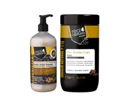 Cofre de Cabello REAL NATURA Pro-Vitamina Bomba Café Pack 5