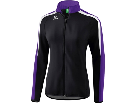 Chaqueta Presentación Mujer ERIMA Liga 2.0 (Negro, Púrpura y Blanco - 36)