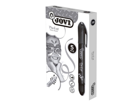JOVI Makeup Stick JOVI Twist Maquillaje Colores Caja 5 Unidades Negro
