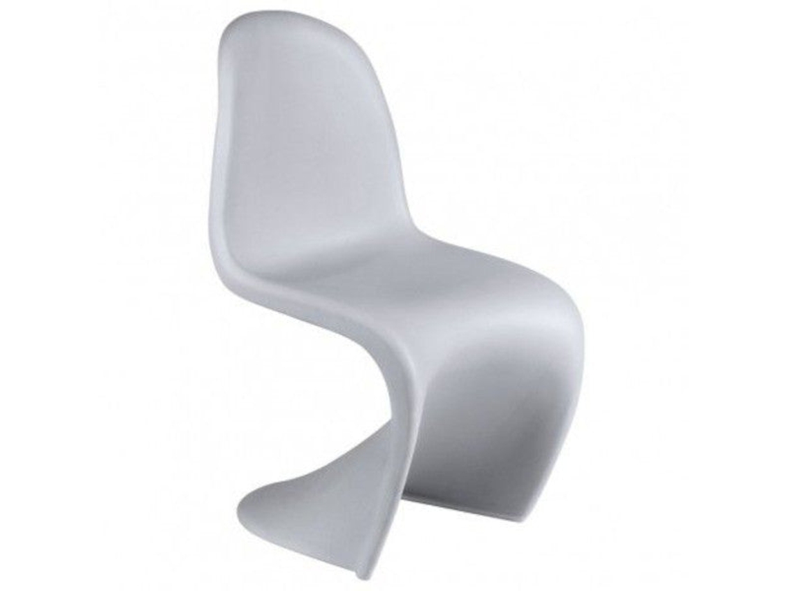 Silla ondulada gris DUDECOR