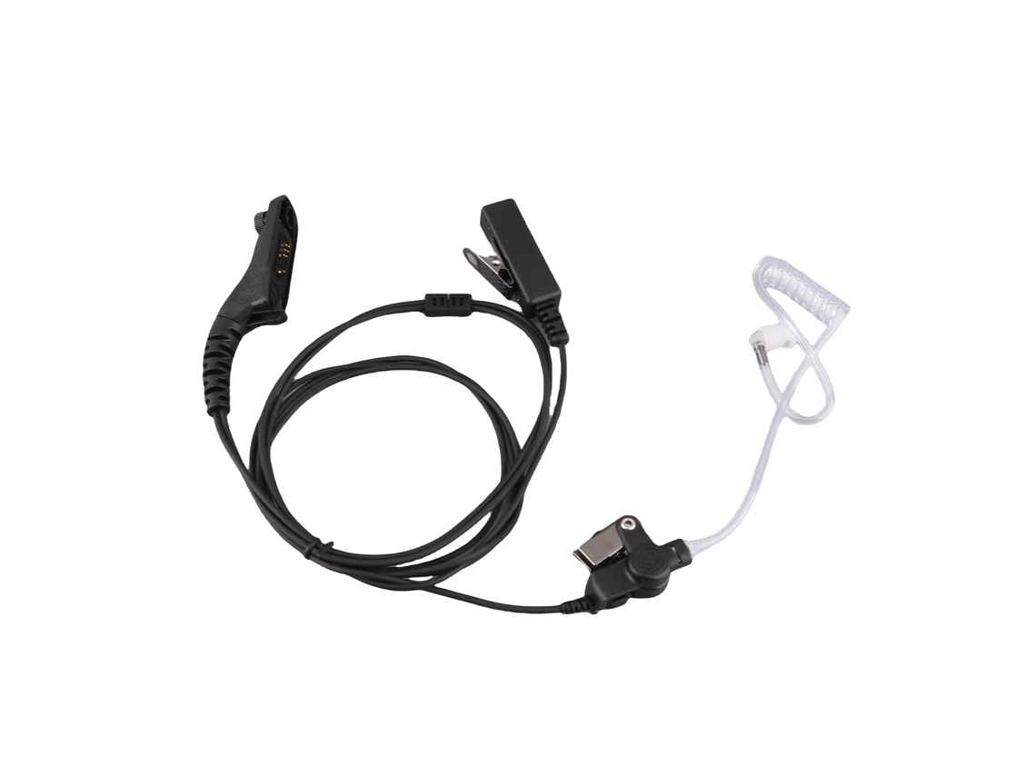 Fone De Ouvido Com Tubo De Ar Ptt Mic Compatível Com Rádio Portátil Motorola Apx2000 Apx7000 Xir P8668