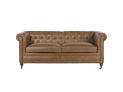 Sofa Chester Piel 3 Plazas 190x77x80cm