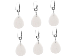Clips De Acero Inoxidable Para Sujetar Manteles (6 Unidades) Para Uso Decorativo.