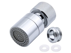 Aerador De Grifo Giratorio 360° Latón 2 Modos Ajustable Filtro Burbujero Con Adaptador Para Grifos M22 Hilo Externo