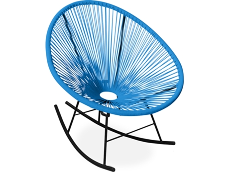 Silla de Exterior Mecedora de Jardín New Acapulco Edition 90x74x76cm ACAPULCO STYLE