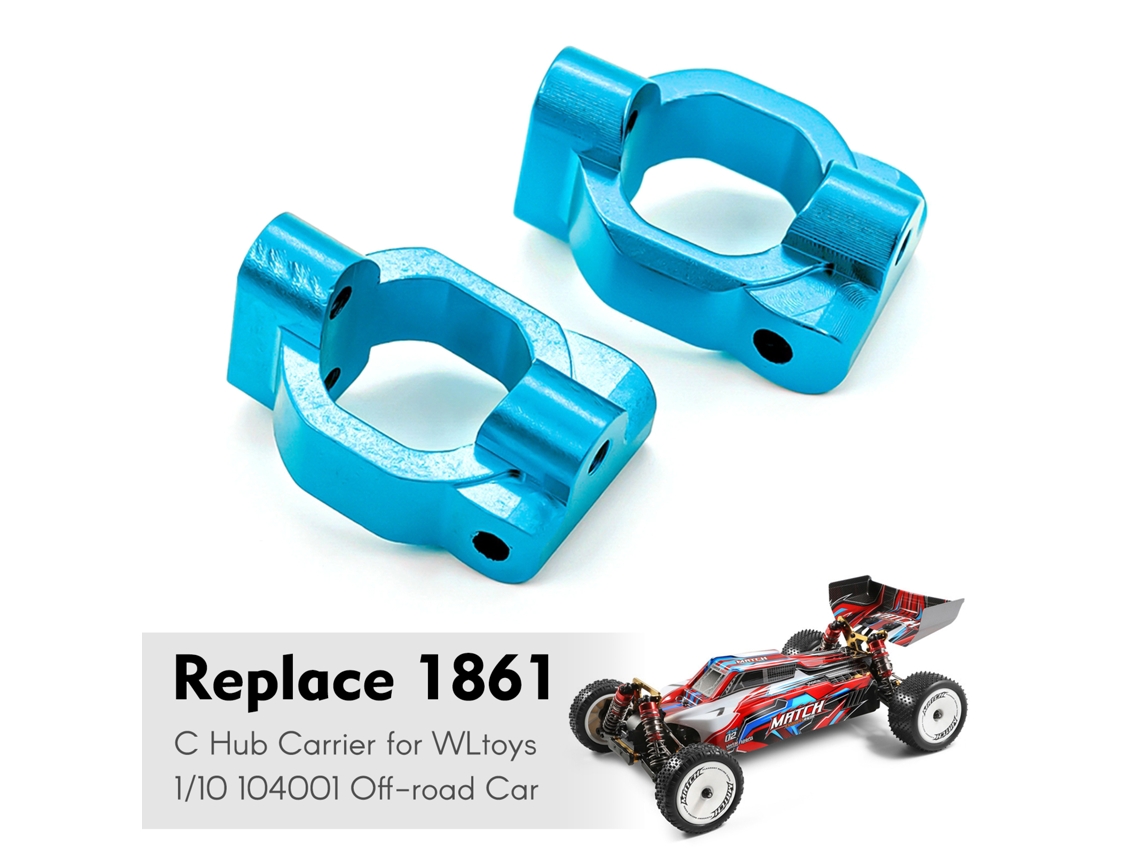 Pieza de repuesto C Soporte de buje metálico Asiento C para vehículo todoterreno Wltoys 1/10 104001 Accesorios de mejora