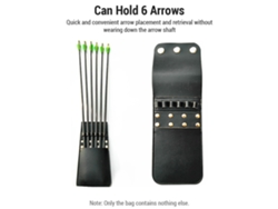 Estuche Para Accesorios De Tiro Con Arco Con Capacidad Para 6 Flechas. Estuche Para Arco Para Entrenamiento Y Caza Al Aire Libre.