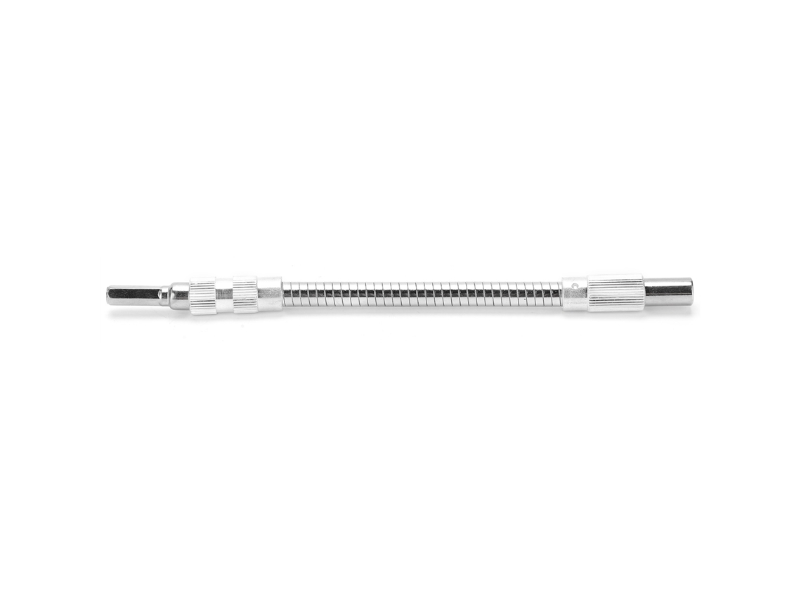 Eje flexible metálico multifuncional universal de 200 mm para taladro de carga y destornillador eléctrico.
