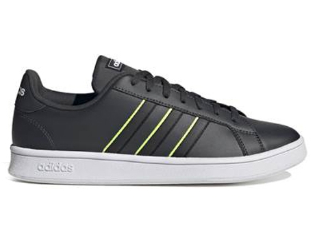 Zapatillas Deportivas ADIDAS Grand Court Base Hombre (Negro - Material Sintético - 44)