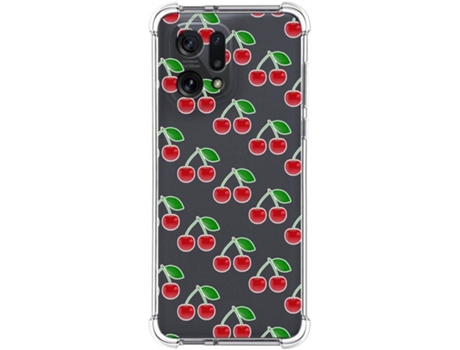 Carcasa para Oppo Find X5 5G TUMUNDOSMARTPHONE Dibujos Antigolpes Cerezas Multicolor