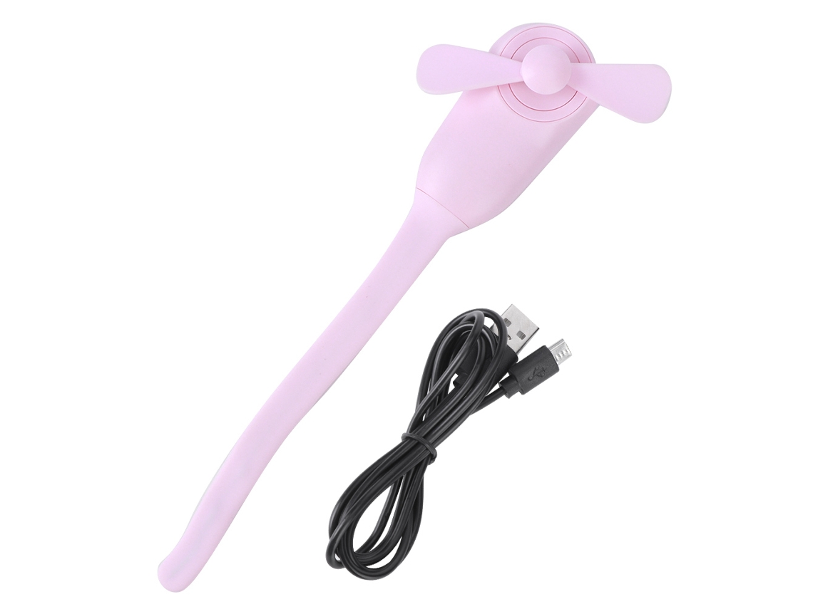 Ventilador portátil multifuncional, rosa, para verano, Worten