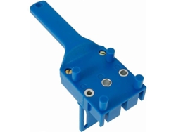 Herramienta para taladrar pasadores con guía y centralizador. Kit para pines 6mm/8mm/10mm (azul).