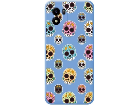 Carcasa para Vivo Y01 TUMUNDOSMARTPHONE Silicona Líquida Dibujos Azul