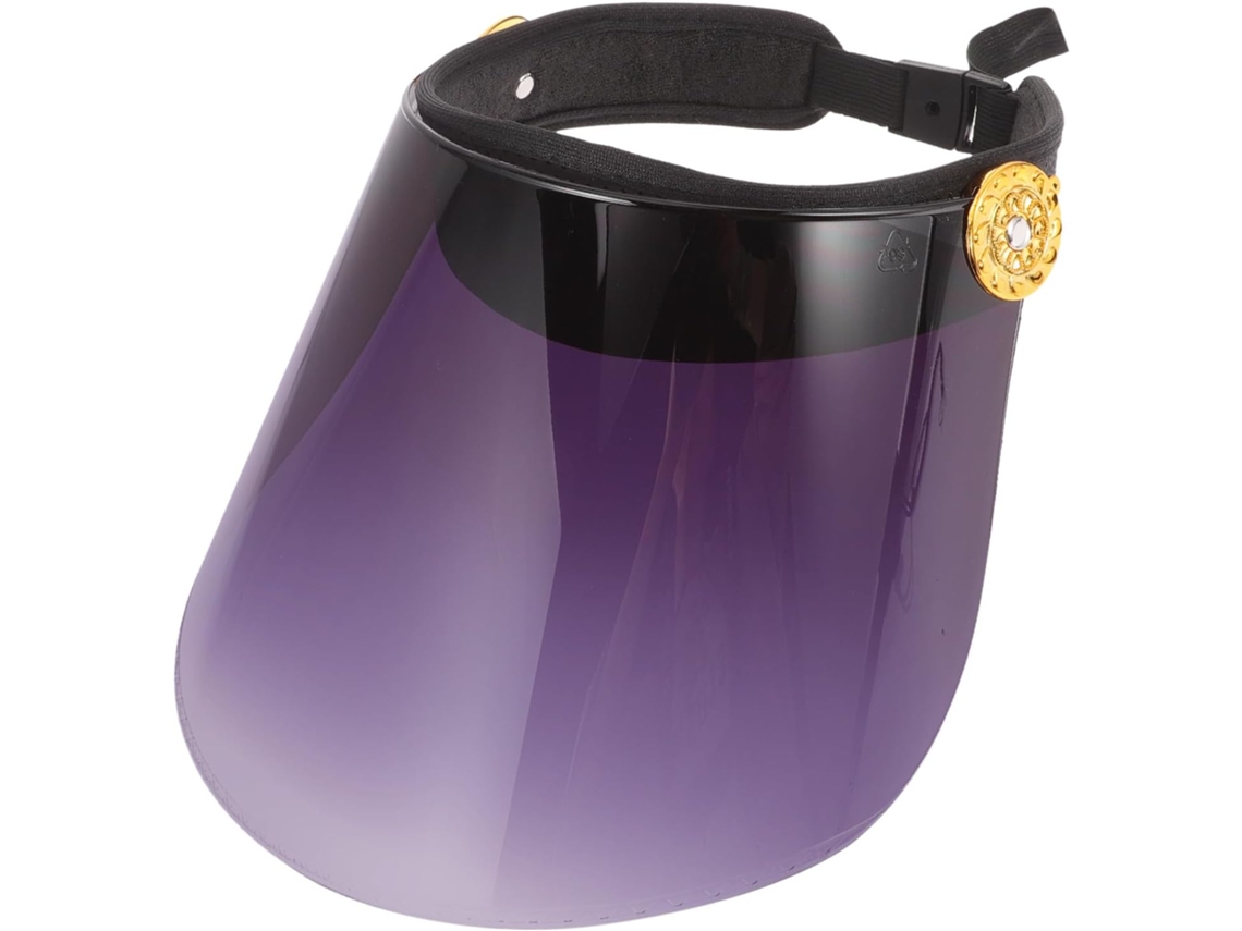 Sombrero de camping negro con corte en forma de V