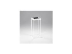 Lámpara de mesa solar y recargable CAGE de PERENZ Blanco Mate Al. 50 cm