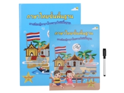 Rebe-máquina De Aprendizaje De Lectura Para Niños Thai Con Voz Inteligente Libro Electrónico Juguete Azul